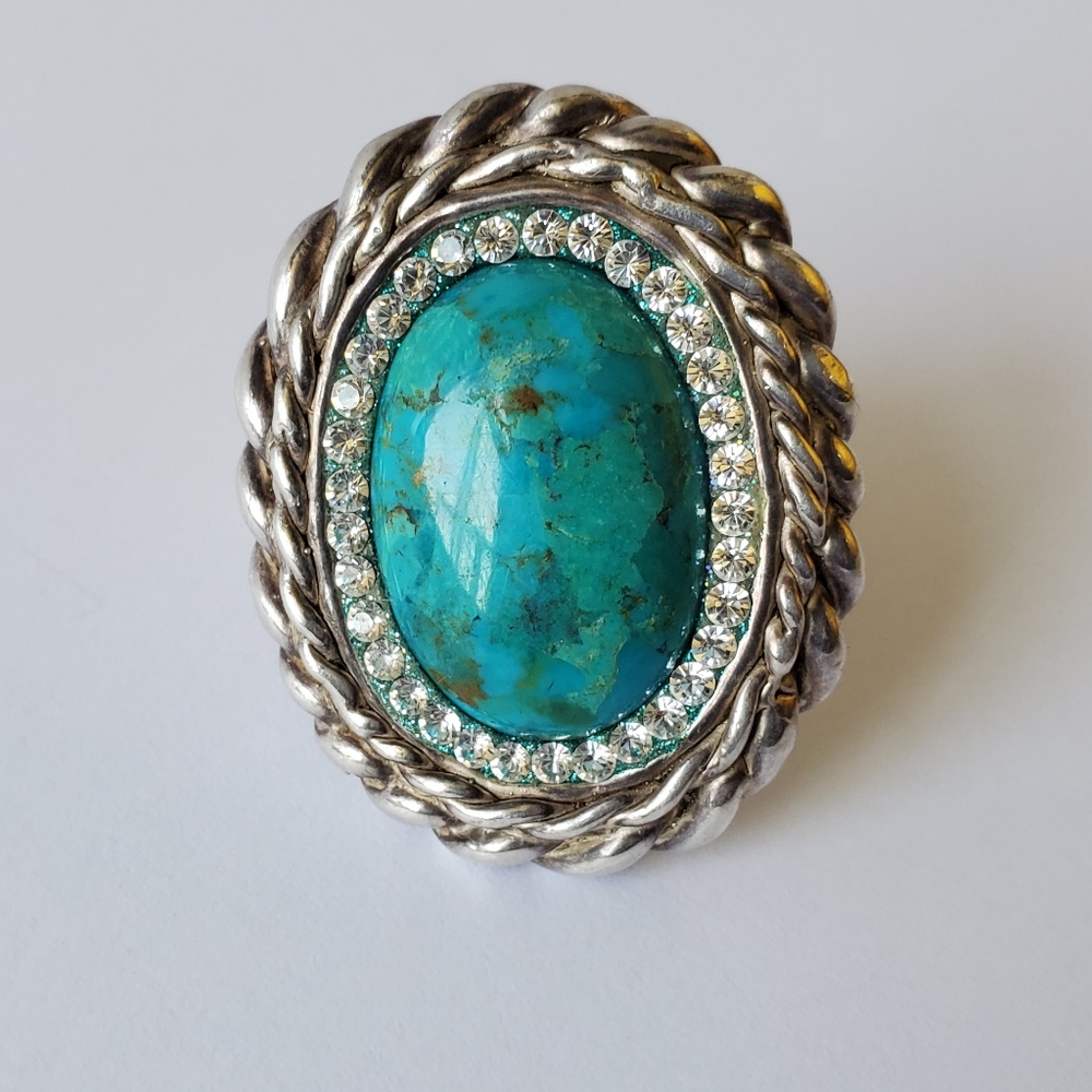 TOURQUISE SILVER RING